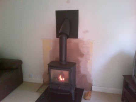 Brunel Stove installation by Stovax